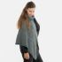 Amber Gebreide Poncho LaurelUrban Green