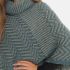 Amber Gebreide Poncho LaurelUrban Green