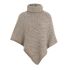 Amber Gebreide Poncho MarronIced Clay