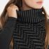 Amber Knitted Poncho BlackAnthracite