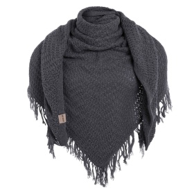 Amber Triangle Scarf Anthracite