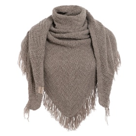 Amber Triangle Scarf Marron