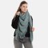 Amber Triangle Scarf Stone Green