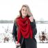 Coco Triangle Scarf Marron