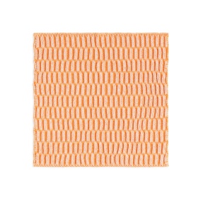 Dishcloth Block Ecru/Orange