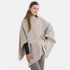 Dusk Poncho Cape Iced ClayBeige