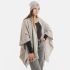 Dusk Poncho Cape Iced ClayBeige