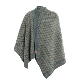 Dusk Poncho Cape Laurel/Urban Green