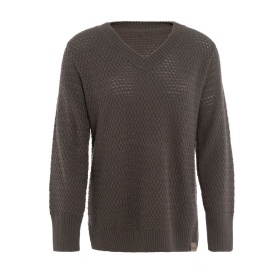 Ilse Strickpullover V-Ausschnitt Cappuccino - 40/42