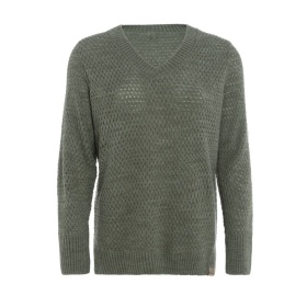 Ilse Strickpullover V-Ausschnitt Urban Green - 40/42