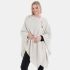 Jazz Poncho Cape Beige