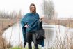 Jazz Poncho Cape Cobalt