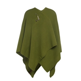 Jazz Poncho Cape Moosgrün