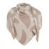 Leaf Dreieckstuch EcruDark Beige