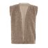 Rosie Gilet Teddy Linen - 3644