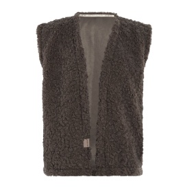 Rosie Gilet Teddy Taupe - 36/44