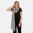 Soleil Scarf Bright GreyLight Grey